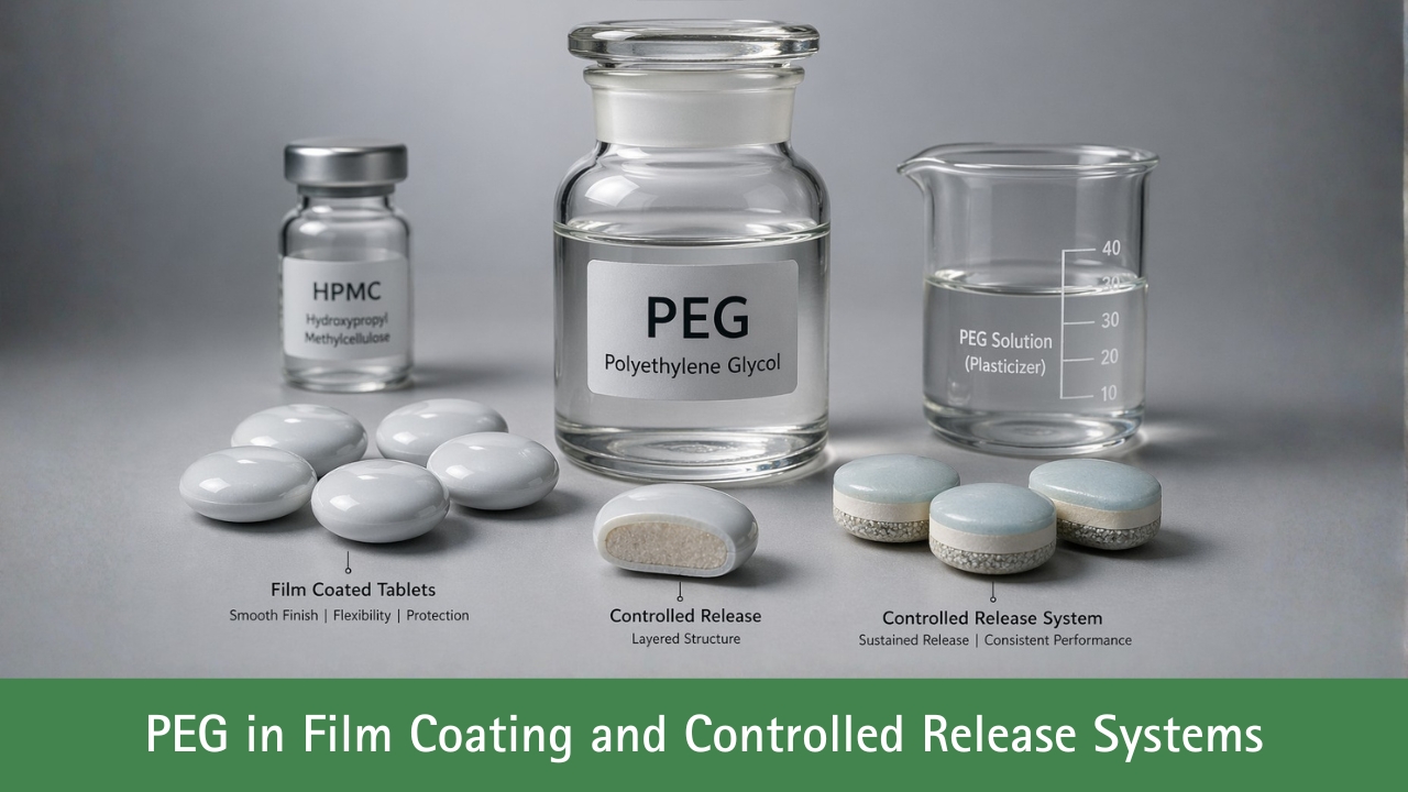 PEG in Film Coating & Controlled Release Systems